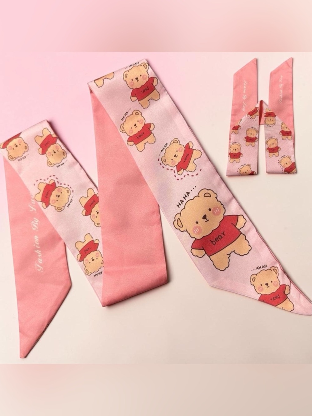 Pink Bear Hair Ribbon Headband – Fashion By Lucy